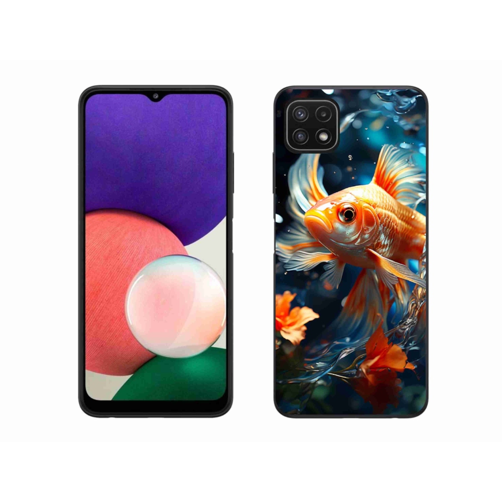 Gelový kryt mmCase na Samsung Galaxy A22 5G - rybka