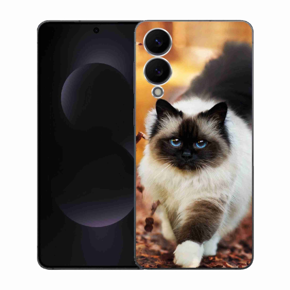 Gelový kryt mmCase na Samsung Galaxy S25 Edge - kočka