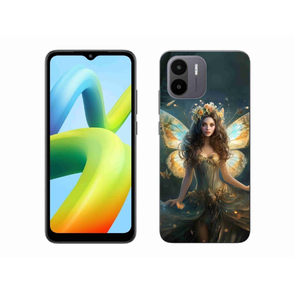 Gelový kryt mmCase na Xiaomi Redmi A1/Redmi A2 - motýlí žena