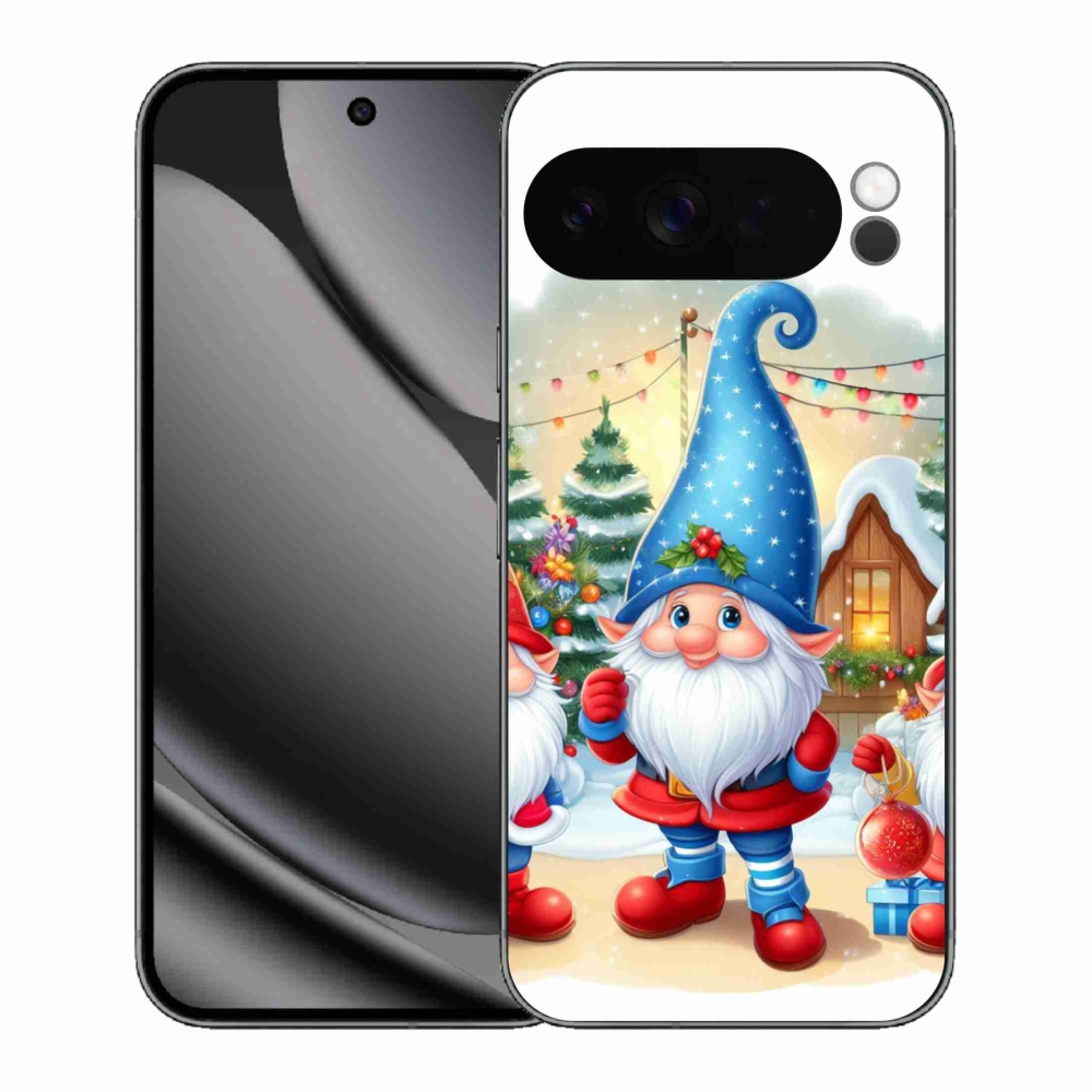 Gelový kryt mmCase na Google Pixel 10 Pro XL - vánoční skřítci