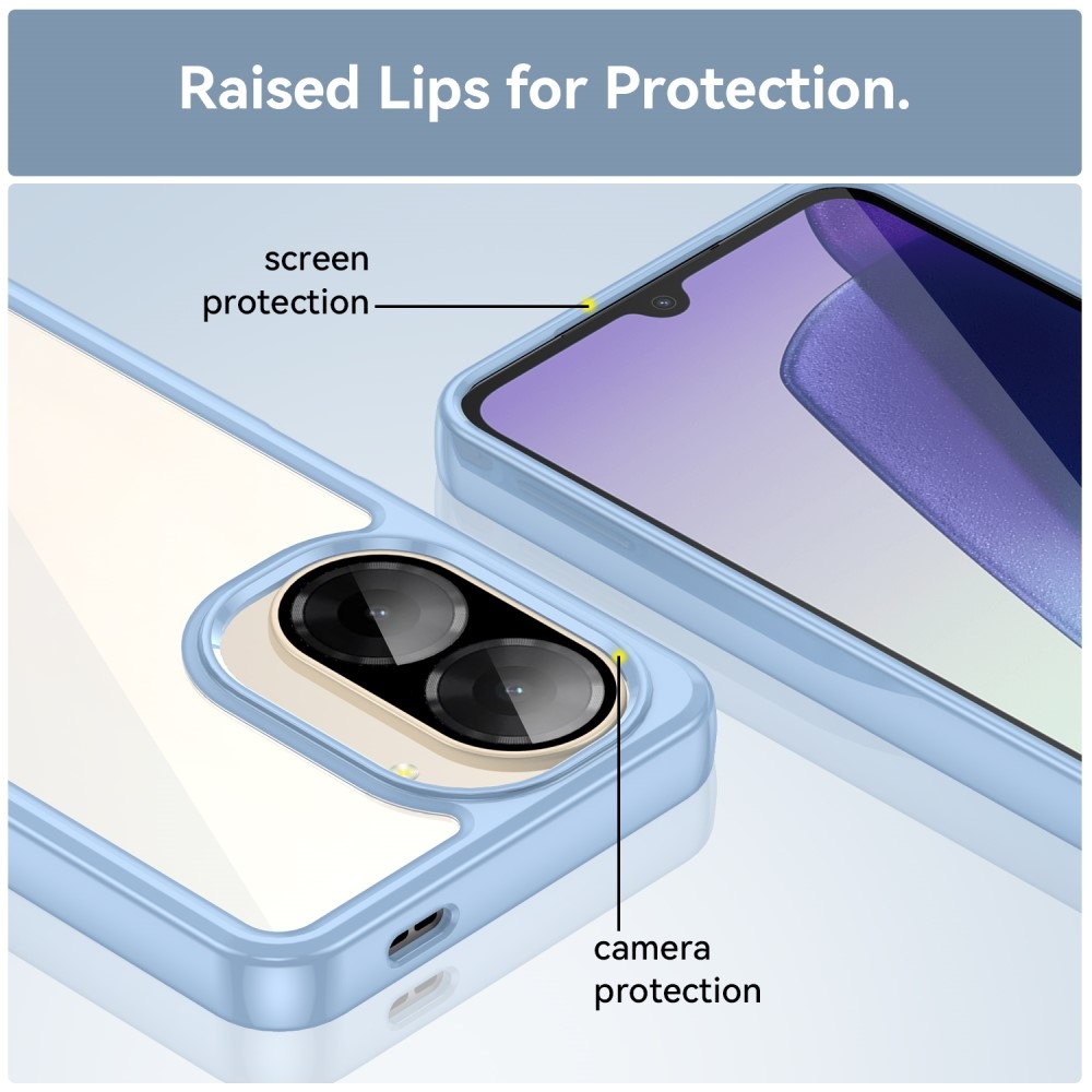 Gelový obal s pevnými zády na Xiaomi Redmi A5 (173.45x79.35x8.45mm) - modrý