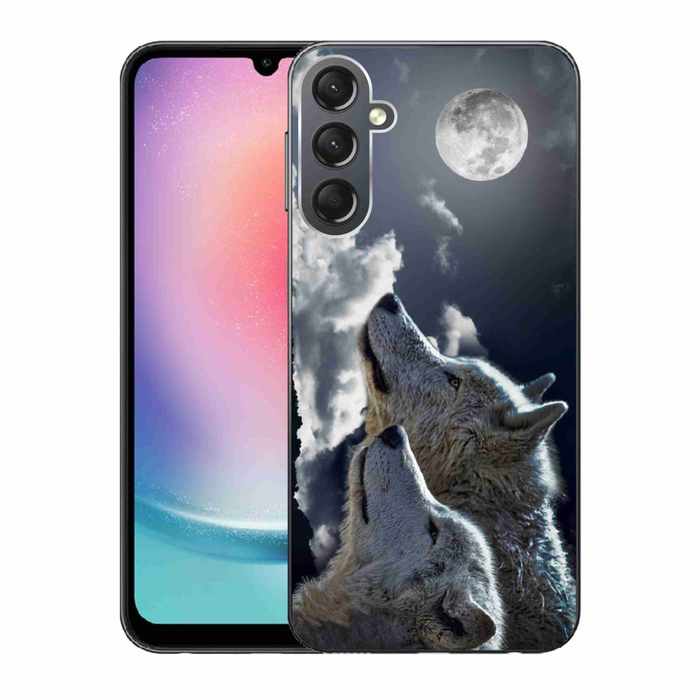 Gelový kryt mmCase na Samsung Galaxy A24 - vlci