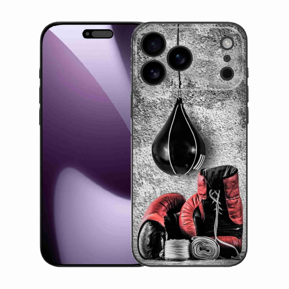 Gelový kryt mmCase na iPhone 17 Pro Max - boxovací pytel a rukavice