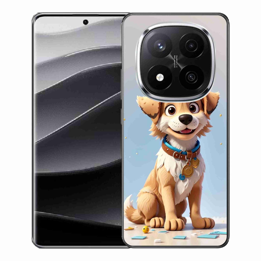 Gelový kryt mmCase na Xiaomi Redmi Note 14 Pro+ 5G - kreslené štěně