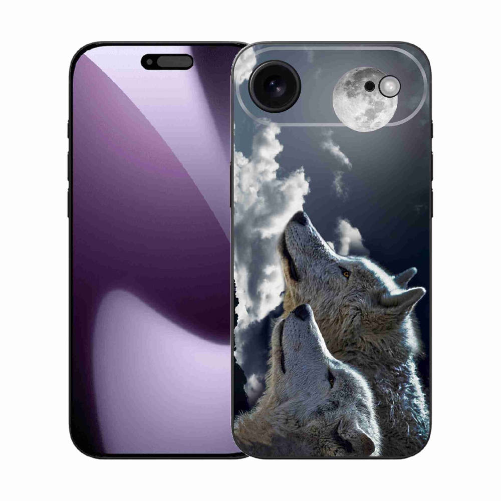 Gelový kryt mmCase na iPhone 17 Air - vlci