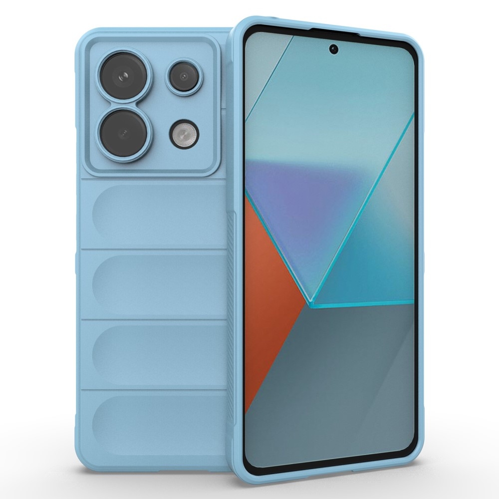 Rugg odolný gelový obal na Xiaomi Redmi Note 13 Pro 5G/Poco X6 5G - světlemodrý