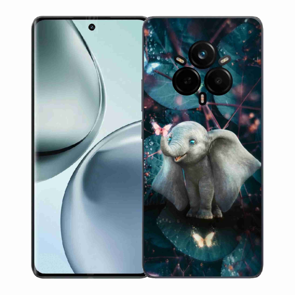 Gelový kryt mmCase na Realme 14 Pro+ 5G - roztomilý slon