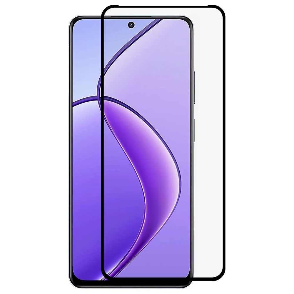 Celoplošné tvrzené sklo (lepidlo pouze na hranách) na Realme 12+ 5G