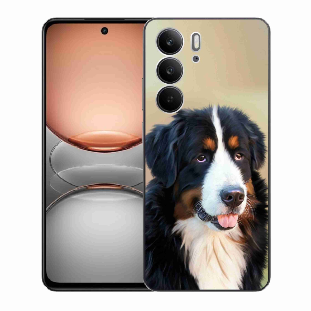 Gelový kryt mmCase na Realme C75 - bernský salašnický pes