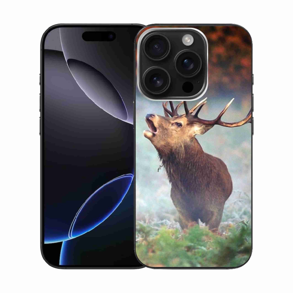 Gelový obal mmCase na iPhone 16 Pro - jelen 2