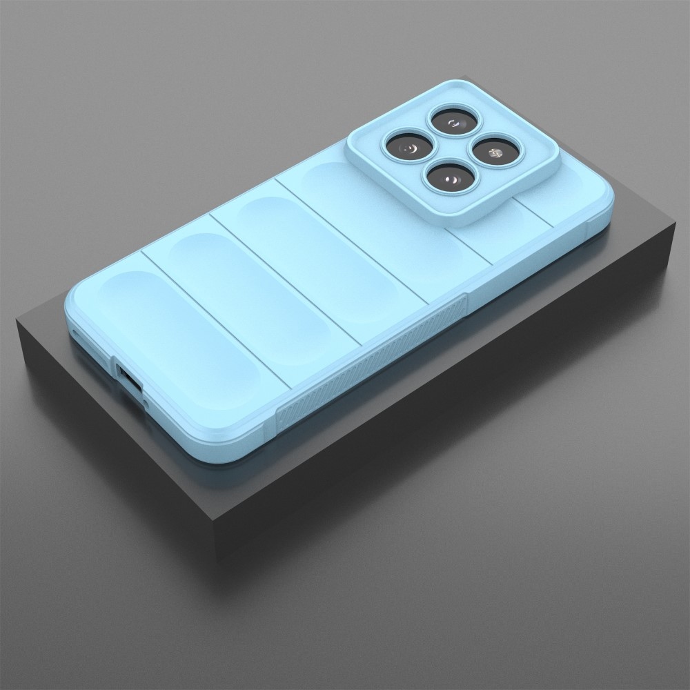Rugg odolný gelový obal na Xiaomi 14 Pro - světlemodrý