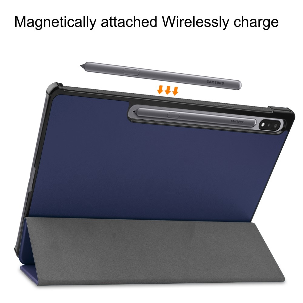 Case chytré zavírací pouzdro na Samsung Galaxy Tab S9+/Tab S10+ - tmavěmodré