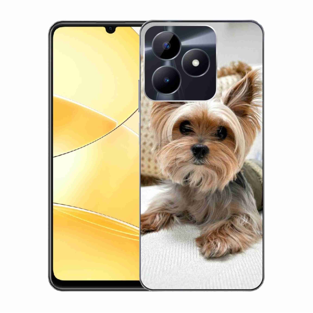 Gelový obal mmCase na Realme C51/C53 - jorkšír 5