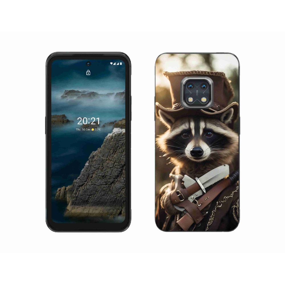 Gelový kryt mmCase na Nokia XR20 - mýval v uniformě