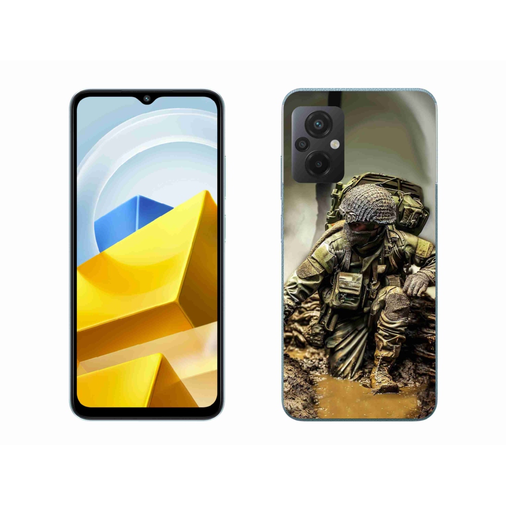 Gelový kryt mmCase na Xiaomi Poco M5 4G - voják