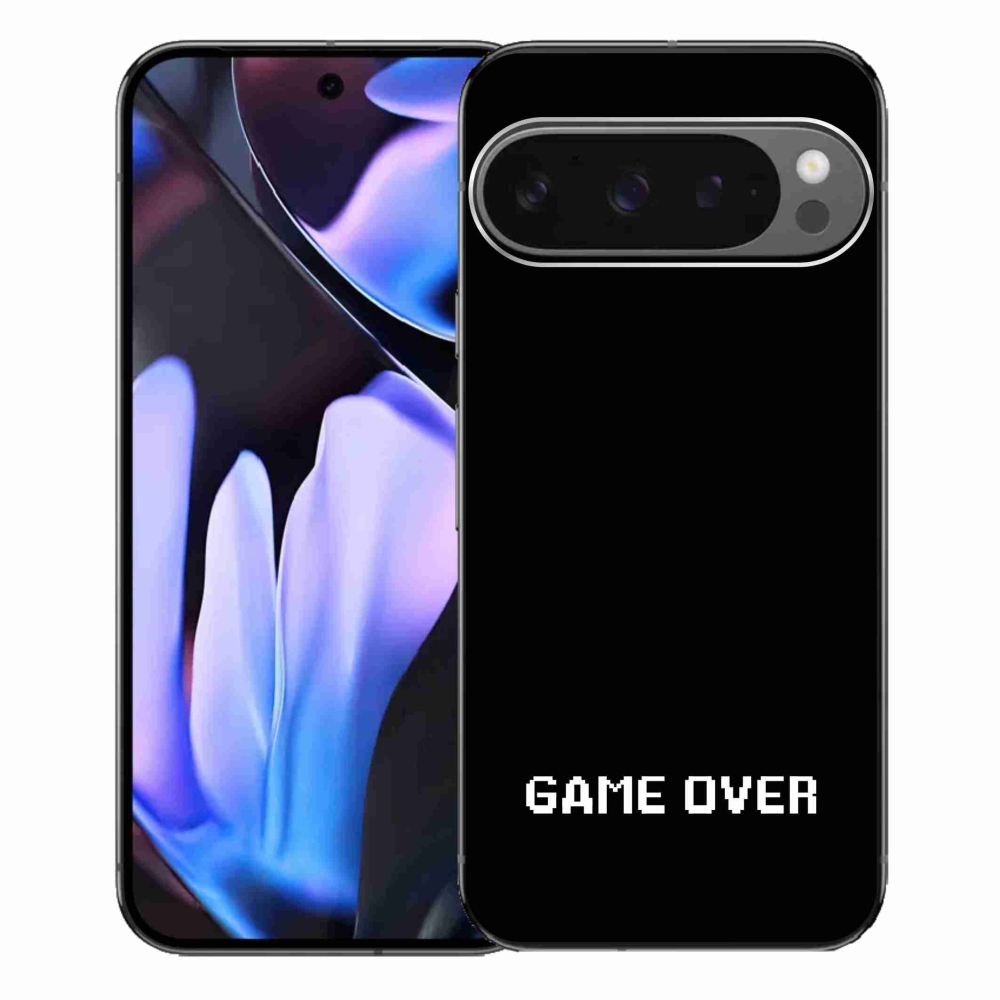 Gelový kryt mmCase na Google Pixel 9 Pro XL - game over černé pozadí