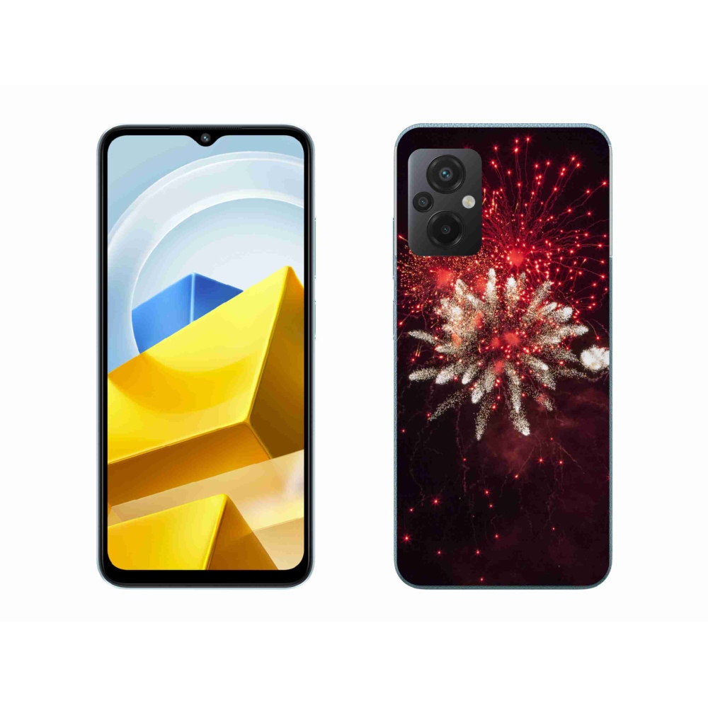 Gelový kryt mmCase na Xiaomi Poco M5 4G - ohňostroj