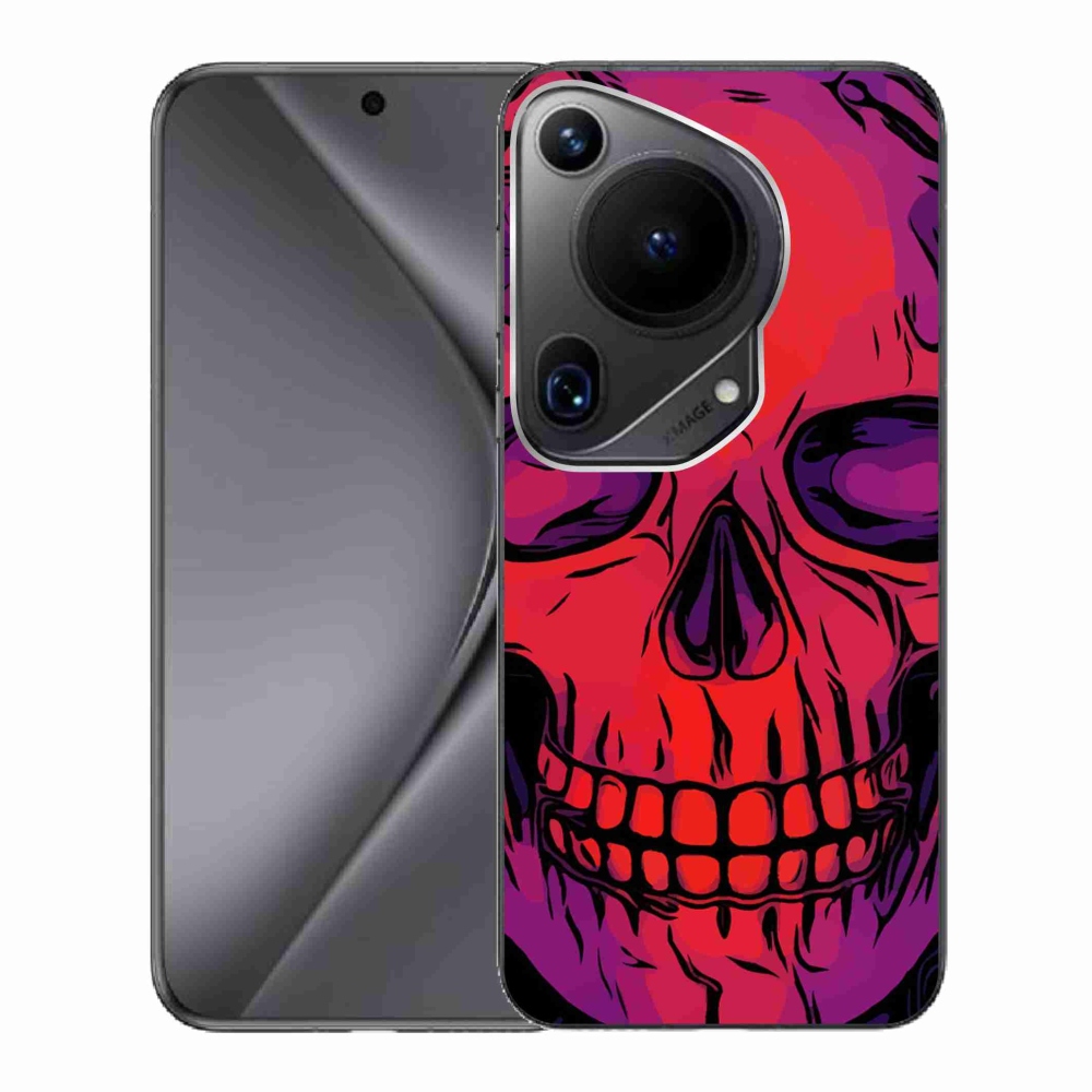 Gelový obal mmCase na Huawei Pura 70 Ultra - lebka