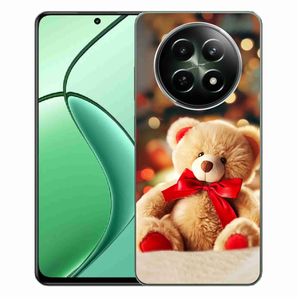 Gelový kryt mmCase na Realme 12 5G/12x 5G - plyšový medvídek