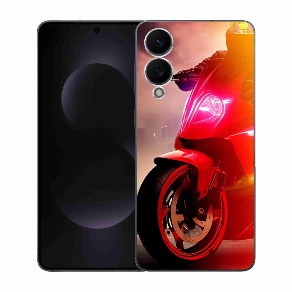 Gelový kryt mmCase na Samsung Galaxy S25 Edge - motorka