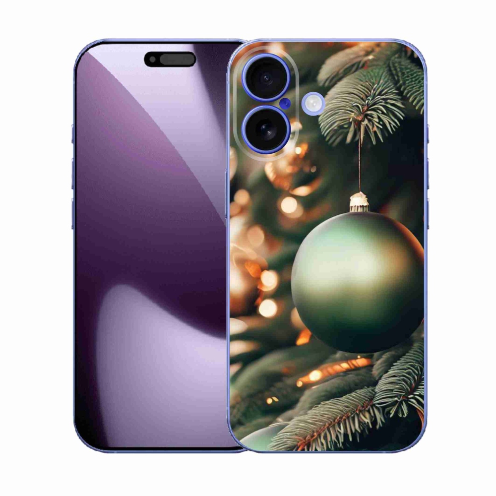 Gelový kryt mmCase na iPhone 17 - vánoční ozdoby 1