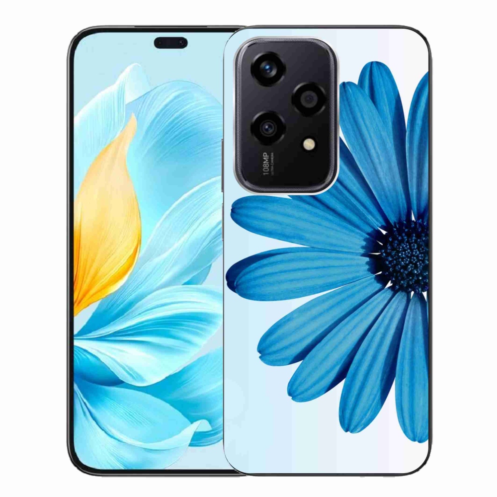 Gelový obal mmCase na Honor 200 Lite 5G - modrá kopretina