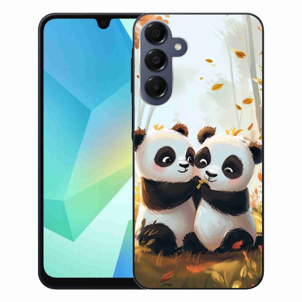 Gelový kryt mmCase na Samsung Galaxy A16 4G/5G - pandy