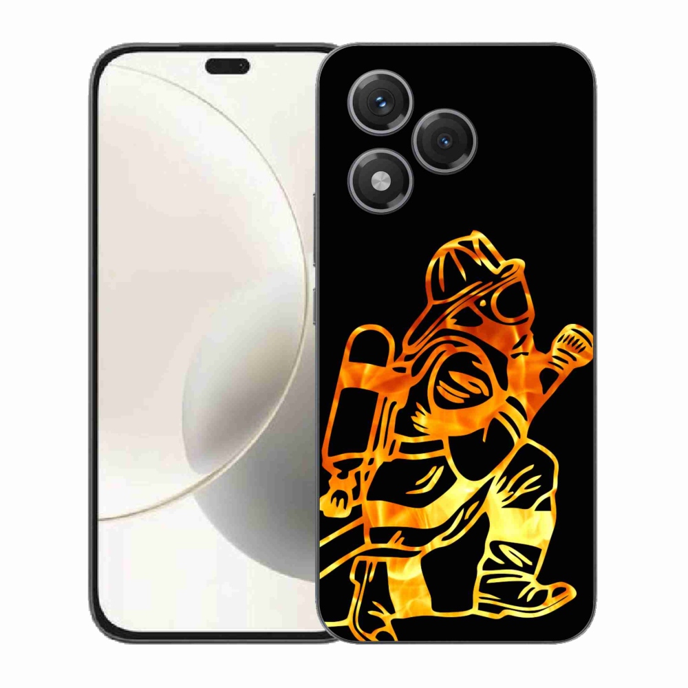 Gelový kryt mmCase na Honor 400 Lite - hasič 1