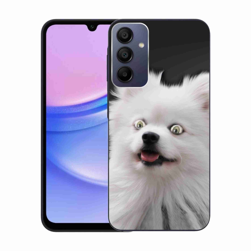 Gelový kryt mmCase na Samsung Galaxy A15 4G/5G - bílý špic