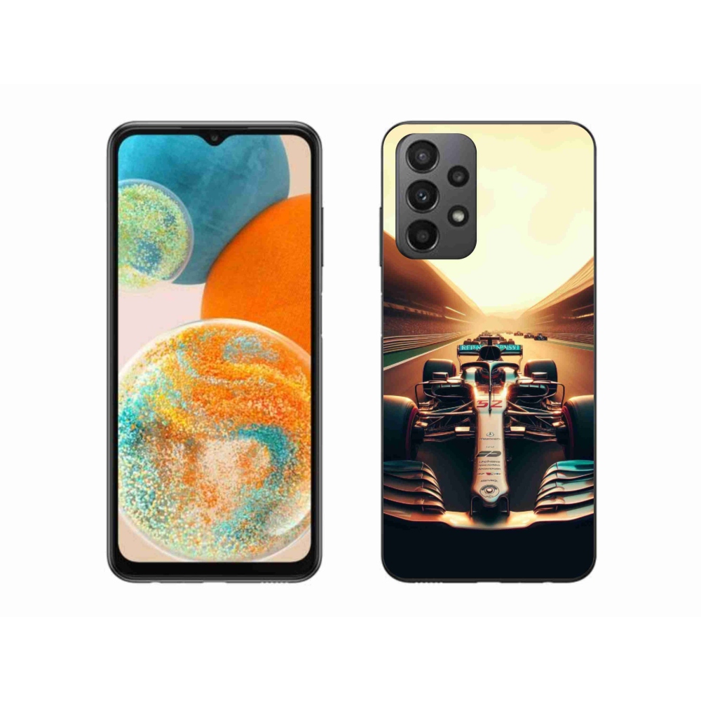 Gelový kryt mmCase na Samsung Galaxy A23 4G/5G - formule 1