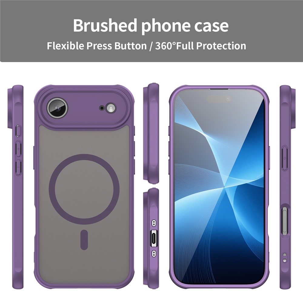 Case matný gelový obal s MagSafe na iPhone 17 Air - fialový