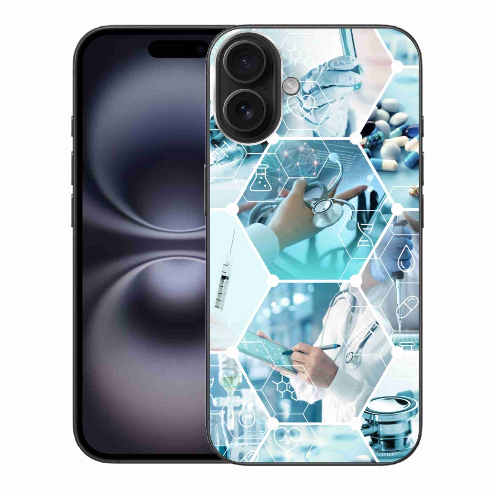 Gelový kryt mmCase na iPhone 16 Plus - zdravotnictví