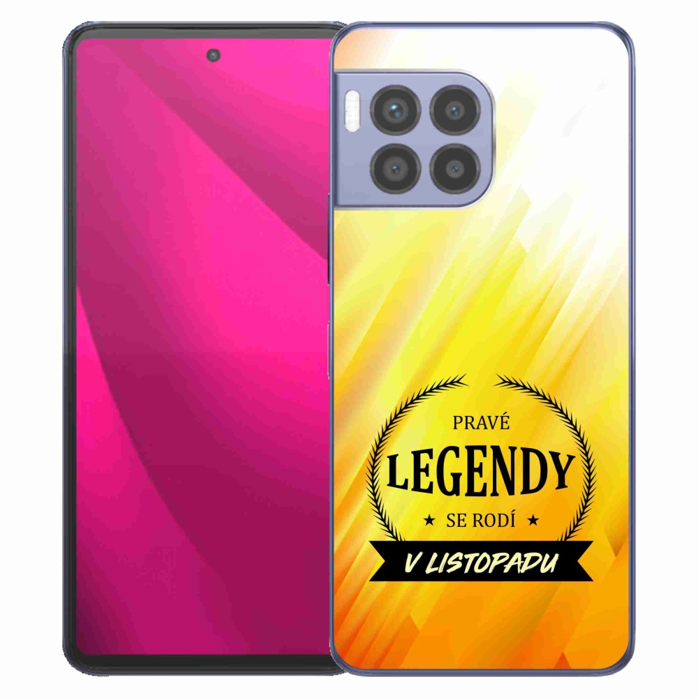 Gelový kryt mmCase na T-Mobile T Phone 2 Pro - legendy v listopadu žluté pozadí