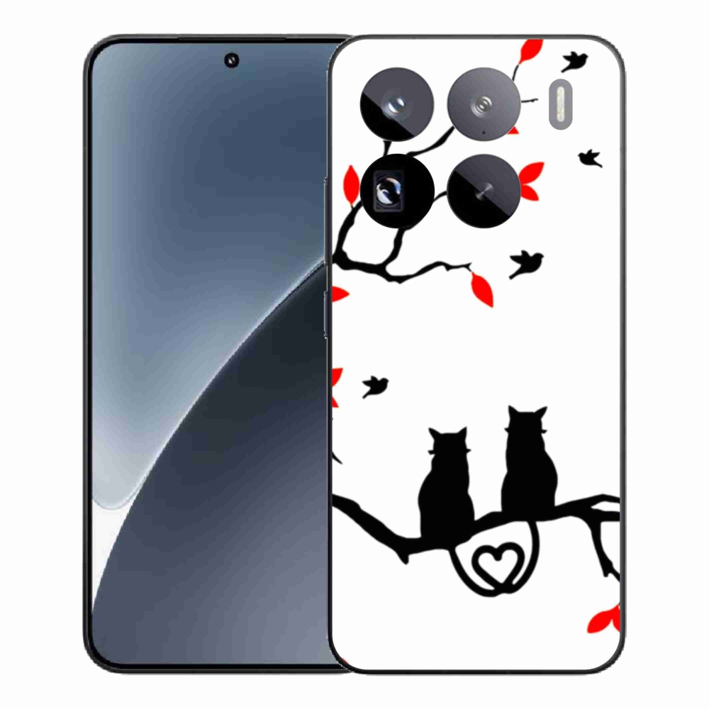 Gelový kryt mmCase na Xiaomi 15 Pro - kočičí láska