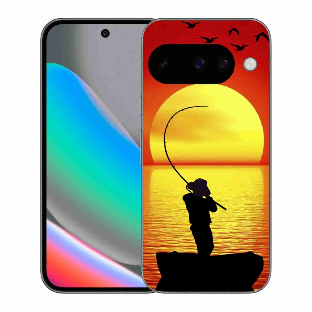 Gelový kryt mmCase na Google Pixel 10 - rybaření