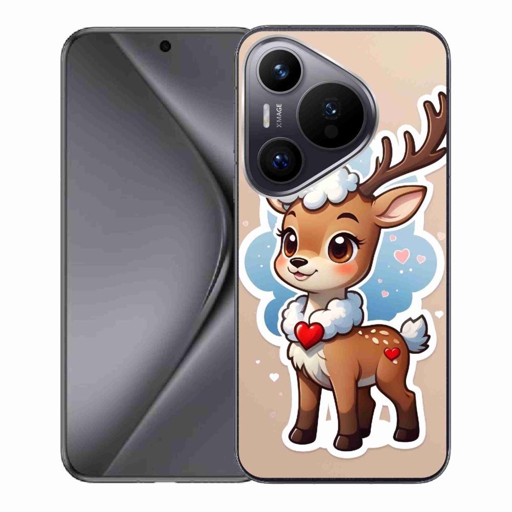 Gelový kryt mmCase na Huawei Pura 70 - kreslený sob