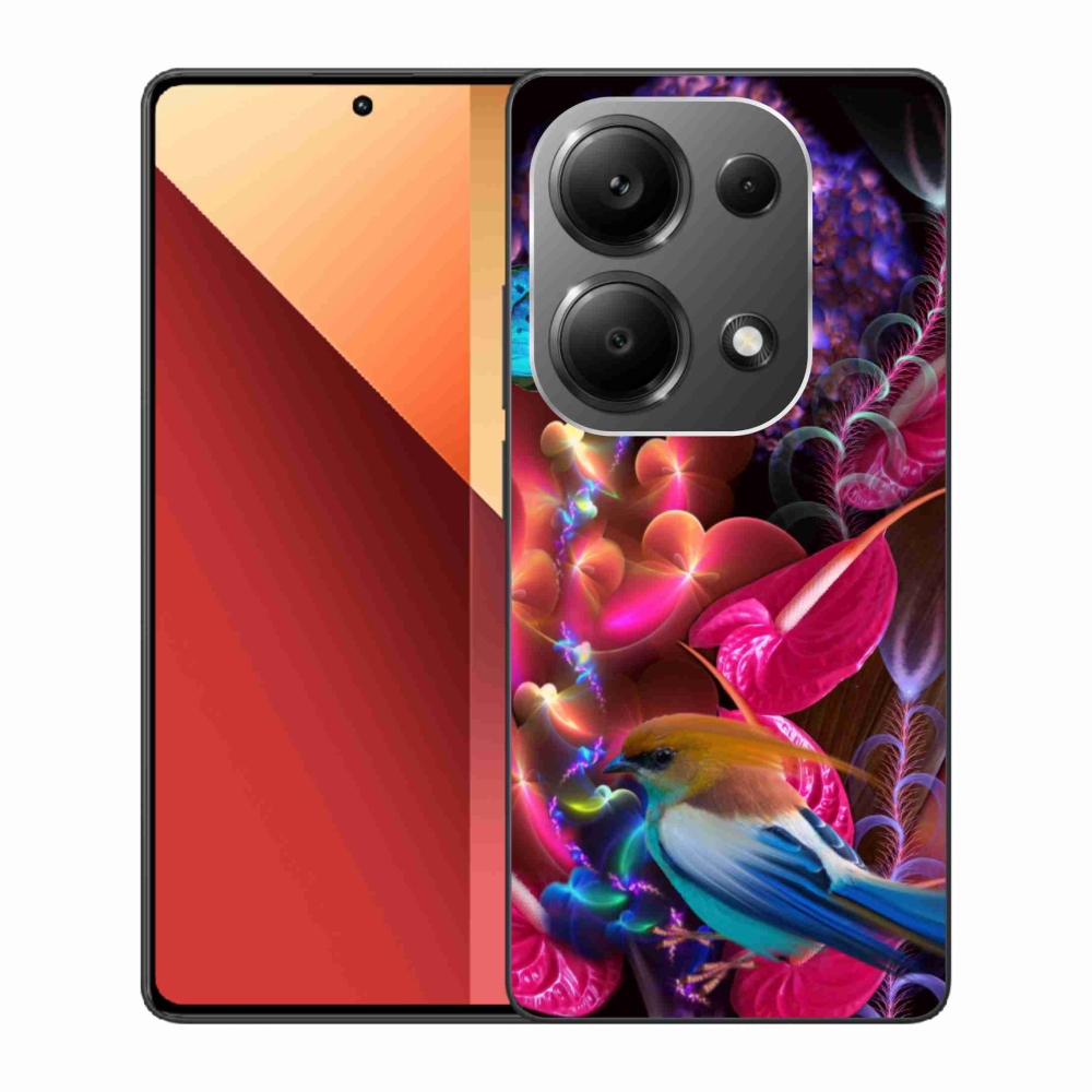 Gelový kryt mmCase na Xiaomi Redmi Note 13 Pro 4G/Poco M6 Pro - barevné květiny