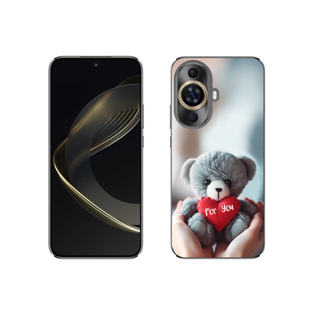 Gelový kryt mmCase na Huawei Nova 11 - medvídek pro zamilované