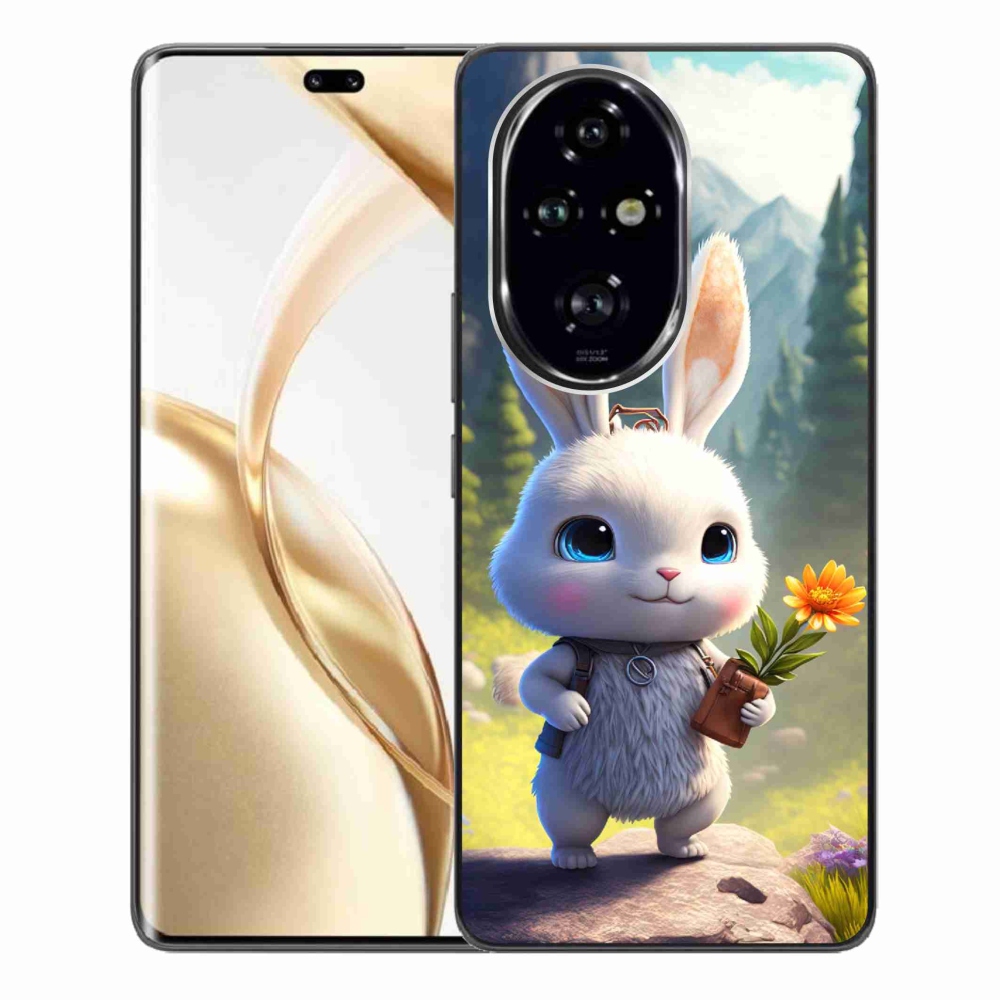 Gelový kryt mmCase na Honor 200 Pro 5G - roztomilý králíček