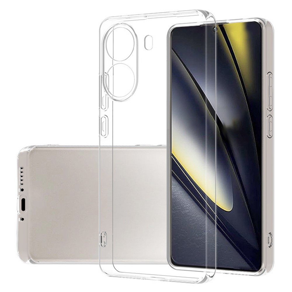 Průhledný gelový obal na Xiaomi Poco X7 Pro 5G - průhledný