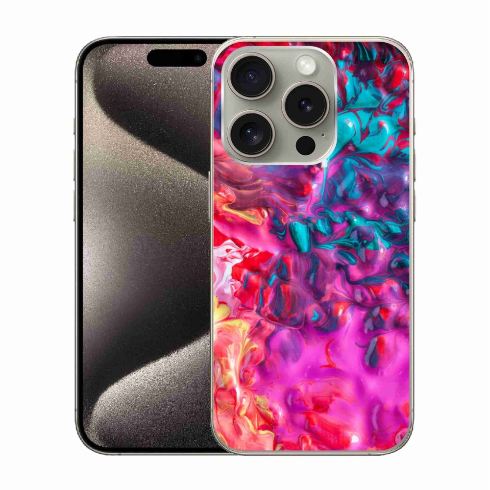 Gelový kryt mmCase na iPhone 15 Pro - abstrakt 27