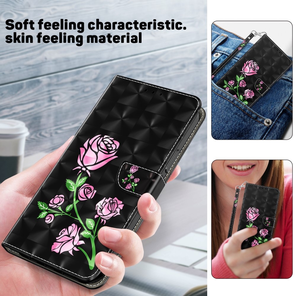 Spot knížkové pouzdro na Samsung Galaxy A16 4G/5G - růže