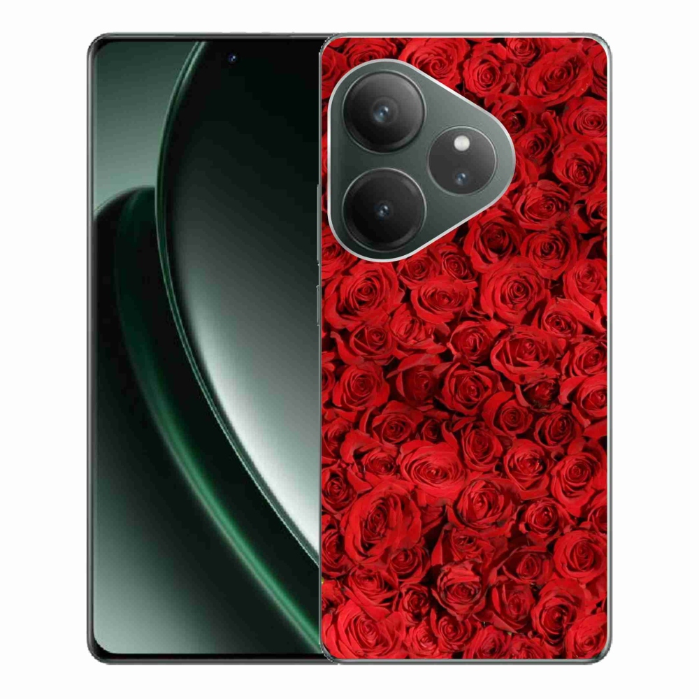Gelový kryt mmCase na Realme GT 6 5G/GT 6T 5G - růže