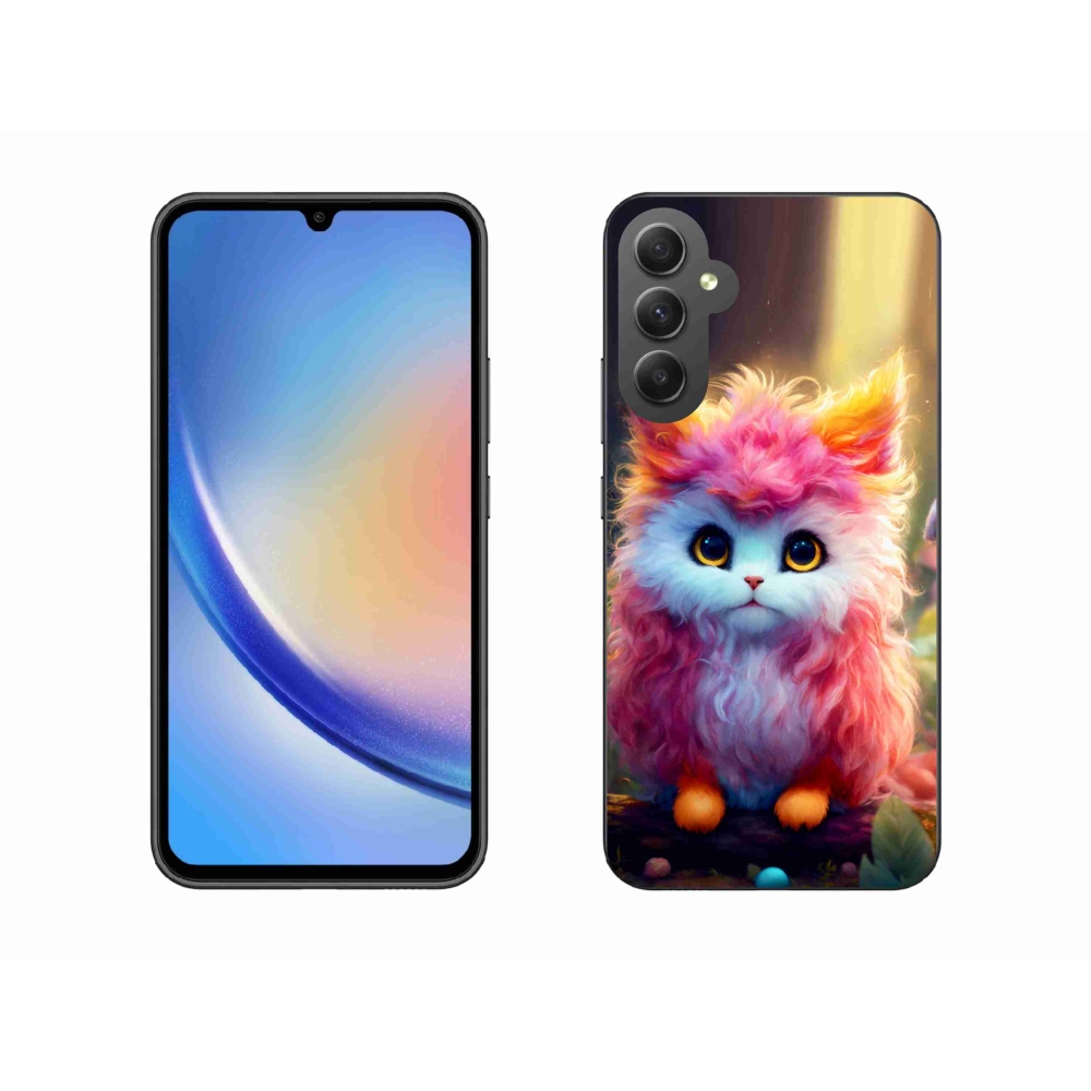 Gelový kryt mmCase na Samsung Galaxy A34 5G - roztomilé kotě 5