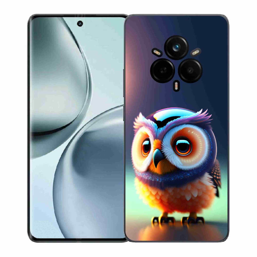 Gelový kryt mmCase na Realme 14 Pro+ 5G - sovička