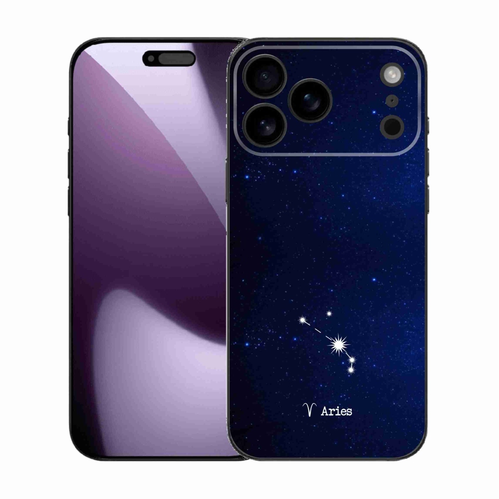 Gelový kryt mmCase na iPhone 17 Pro Max - souhvězdí Berana