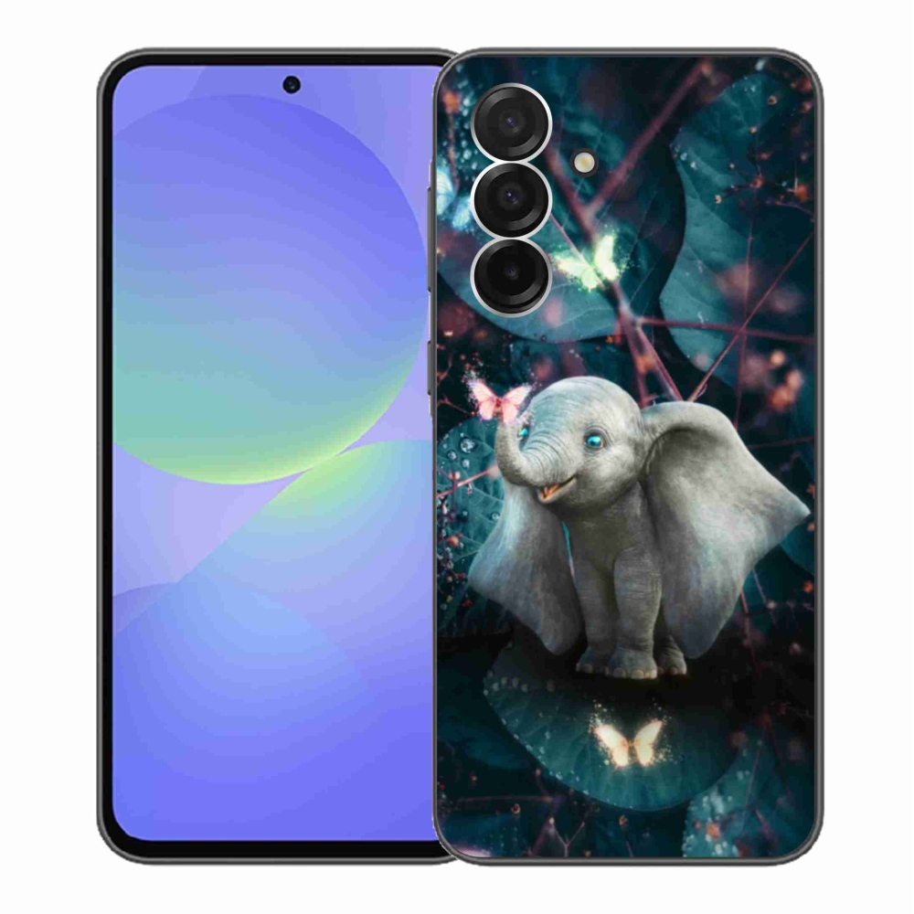 Gelový kryt mmCase na Samsung Galaxy A36 5G - roztomilý slon