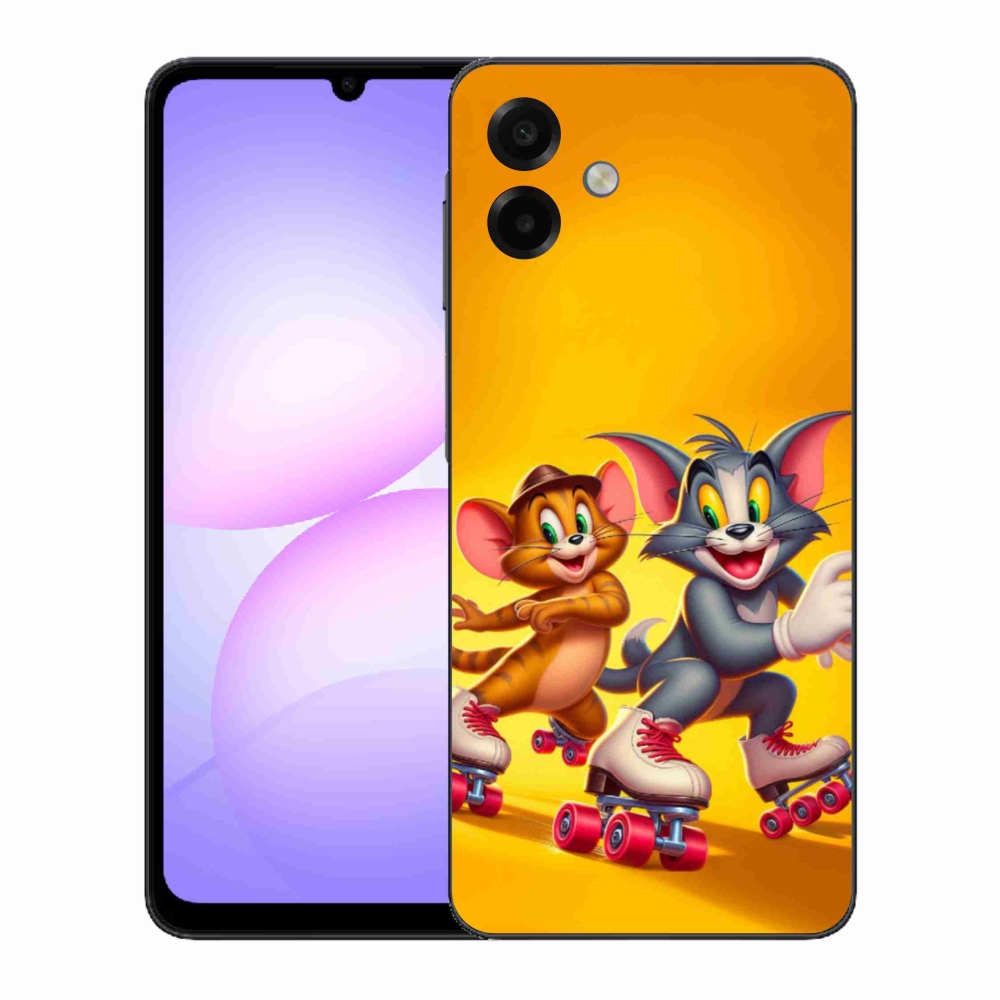 Gelový kryt mmCase na Samsung Galaxy A07 4G - tom a jerry