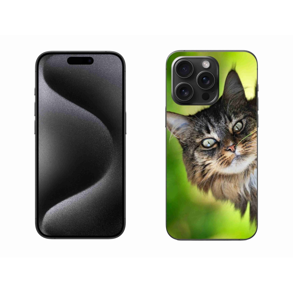 Gelový kryt mmCase na iPhone 15 Pro Max - kočka 3
