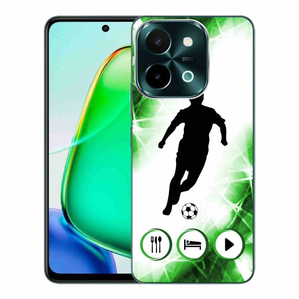 Gelový kryt mmCase na Vivo Y28 - fotbalista